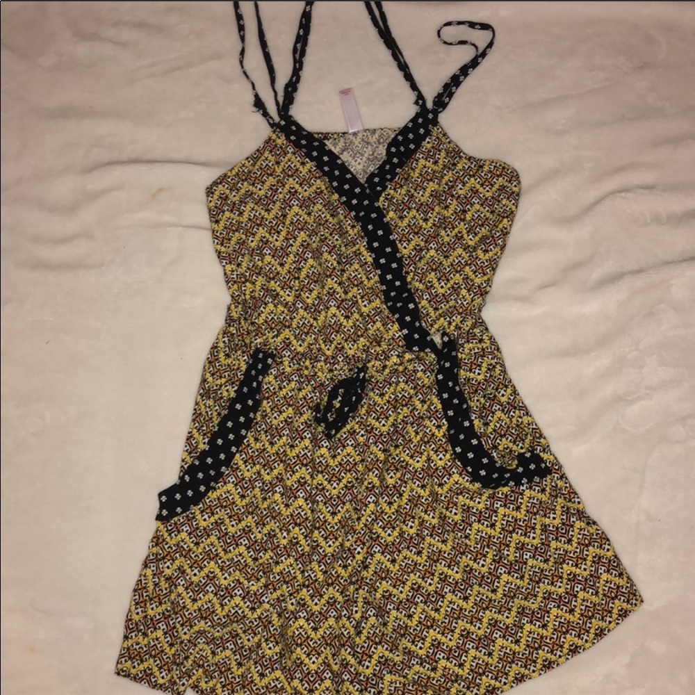 Xhilaration Romper Yellow Size Medium